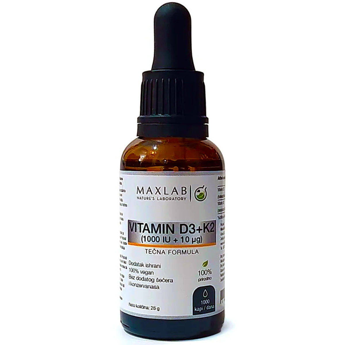 Vitamin D3+K2 Drops – Liquid formula 28ml