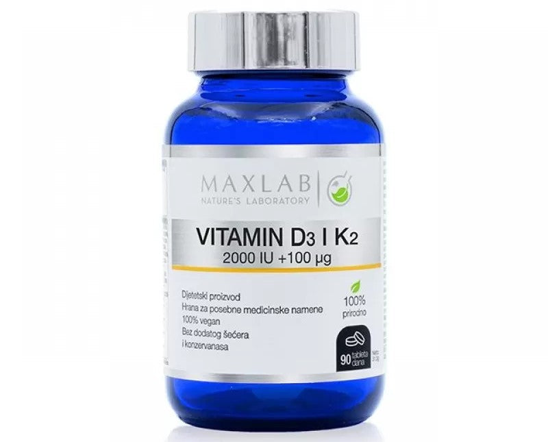 Vitamin D3+K2 (90 tablets)