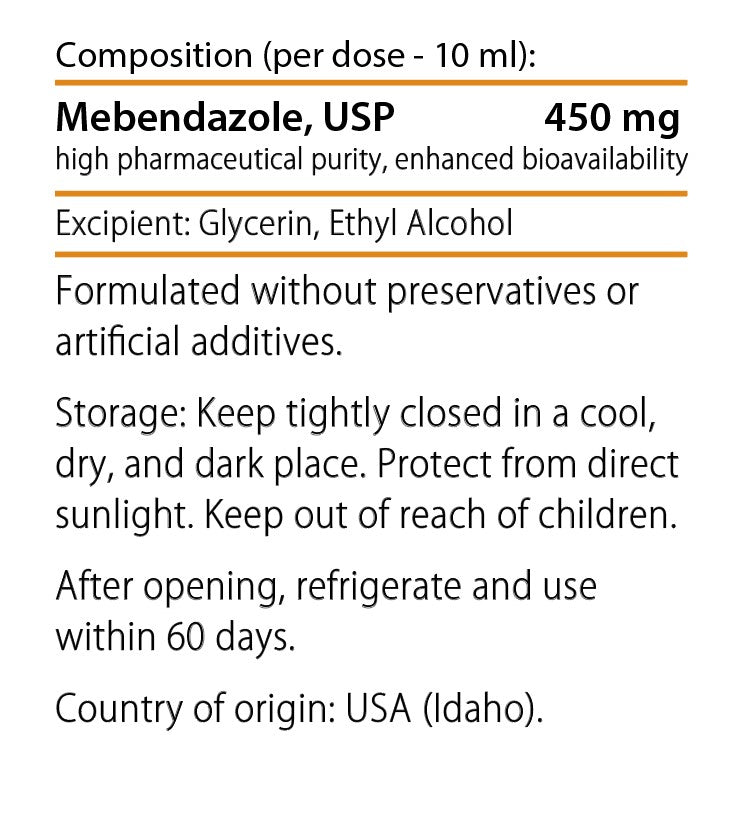 Mebendazole Syrup 200ml